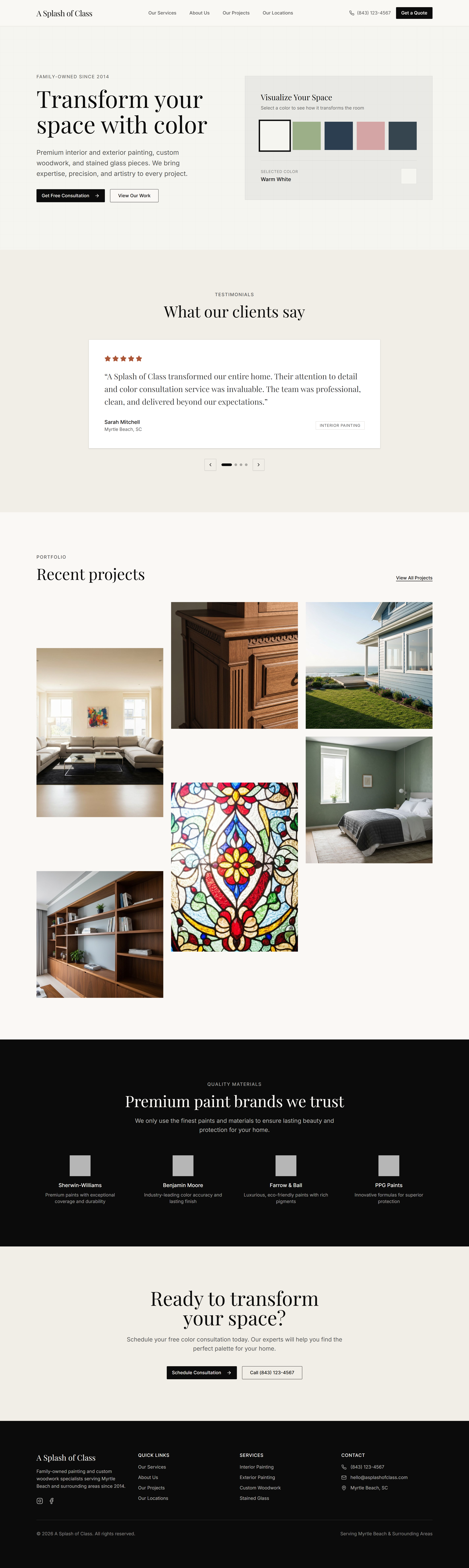 Modern Minimalist Website Design figma minimal ui ux web design website