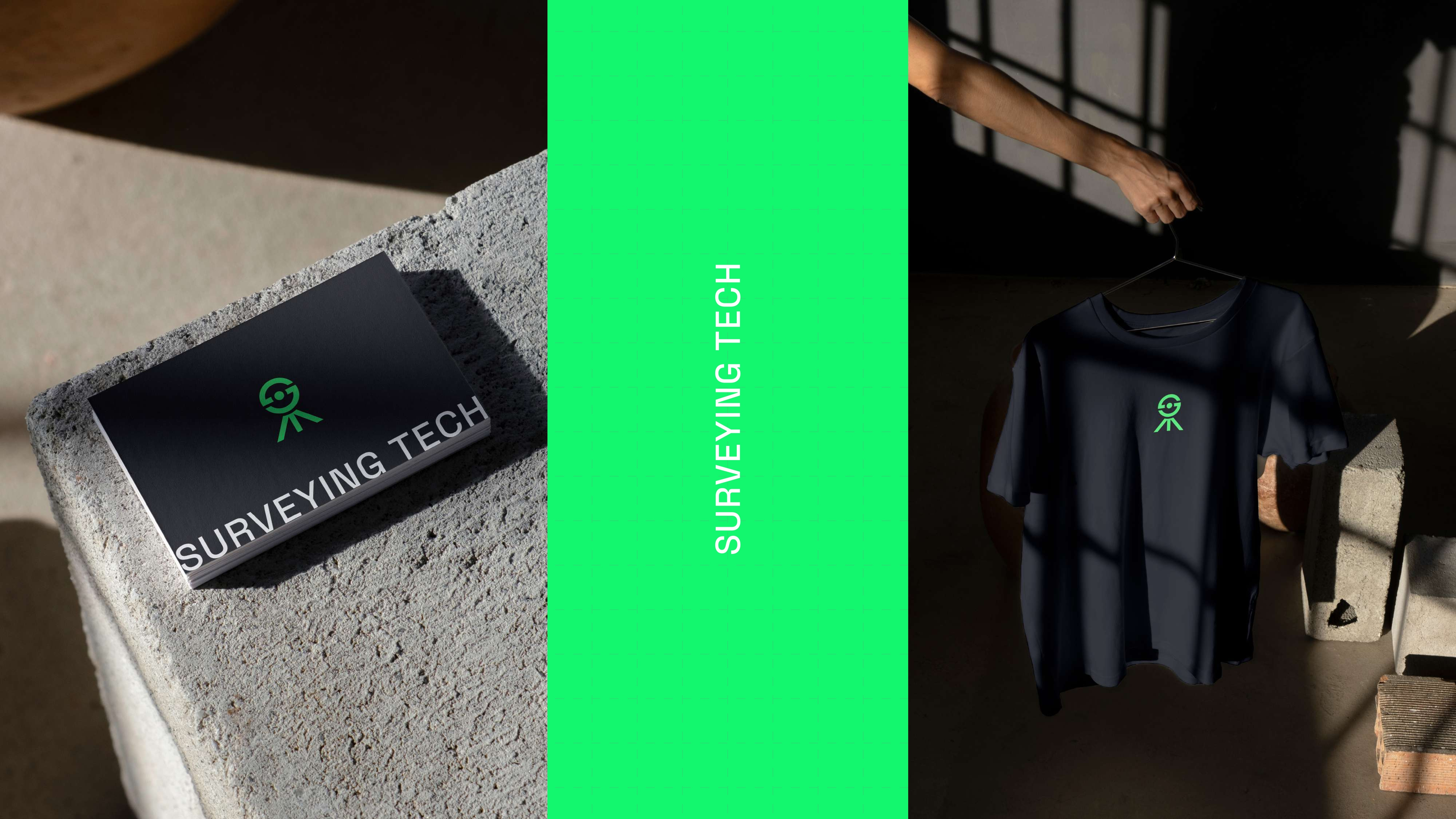 Surveying Tech - Visual Identity brand identity branding design graphic design icon illustrator logo logo design logomark minimalist minimalist logo modern modern logo monogram tech timeless timeless logo typography vector visual identity