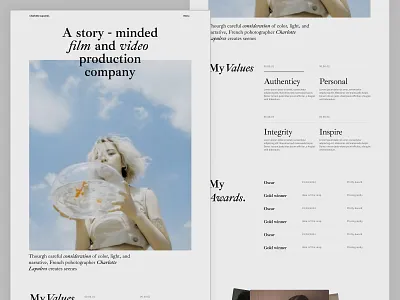 Aerials - Webflow Template about me big text branding design hero illustration landing light mode logo photographer portfolio portfolio template template ui vector web webflow website