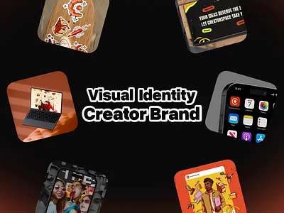 Creatorspace: Visual Identity for a Creator Brand app design brand identity branding branding identity character design creator economy creator platform digital illustration identity mobile app product branding saas social media social media branding stationary visual visual identity web website