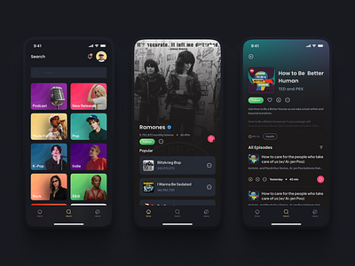 Music Streaming App android app design designconcept designgoals dribbble figma icons ideas illustration inspirations ios logo mobileapp musicapp productdesign streamingapp ui uikit