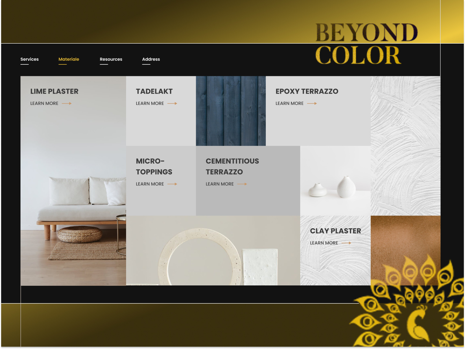 Beyond Color-Home animation beyondcolor branding graphic design logo ui uiux