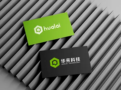 hualai logo design branding card graphic design hualai logo
