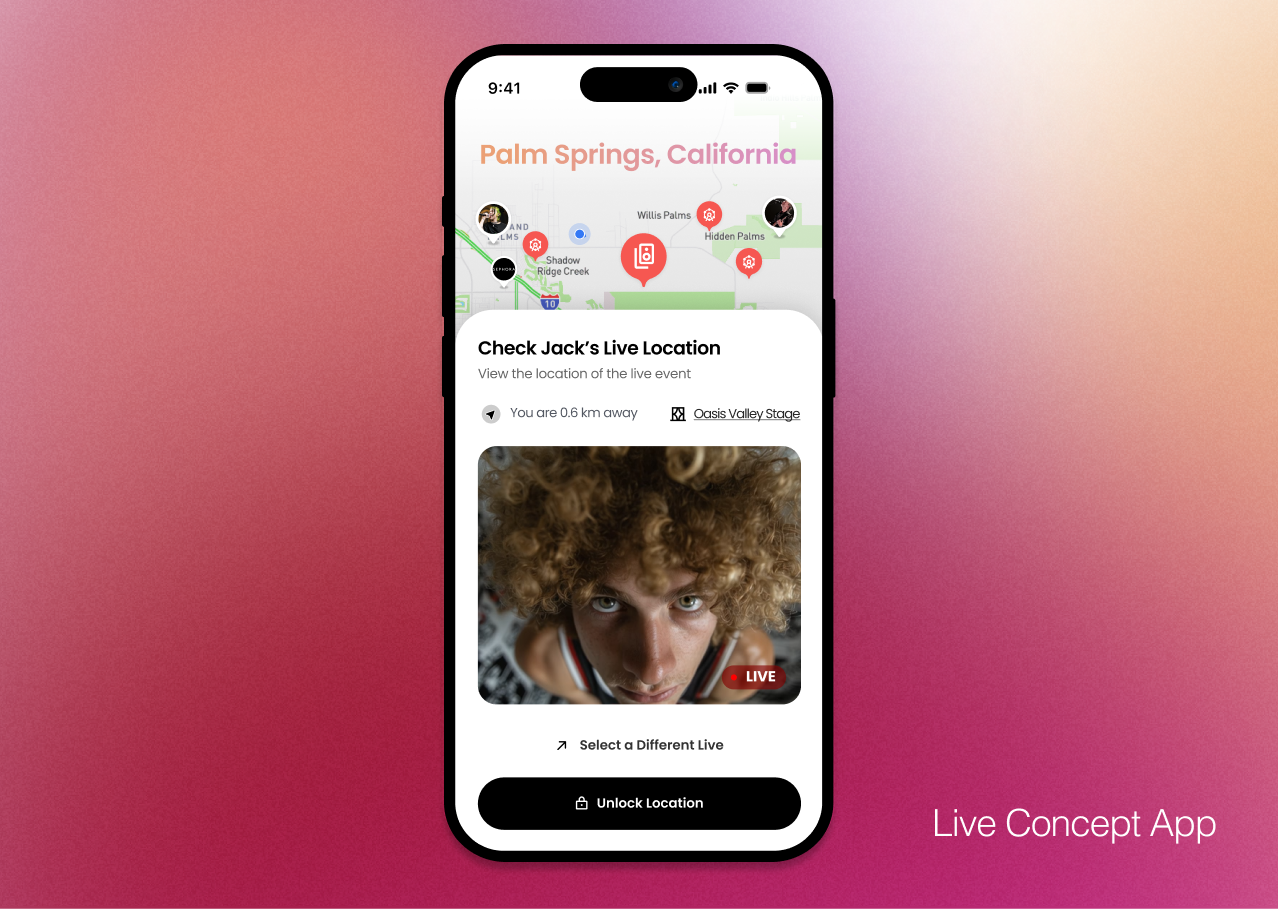 Live Location concept mobile app application design ui ux