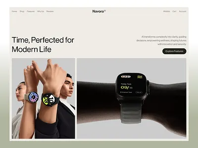 Watch Website design ecommerce ecommerce design ecommerce ui ecommerce website landing page ui design watch watch design watch website web design website