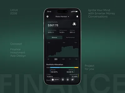 Fintech Investment App app design exchange app finance app financial app fintech fintech design fintech mobile app investment app ios app minimal design mobile app product design stock market trading app