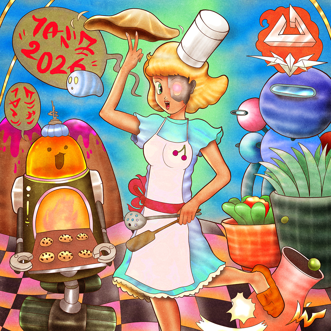 "Pizza Story" art branding cartoon color pencil comic cooking cover design draw dream fun illustration manga music pizza poster tee shirt water ink