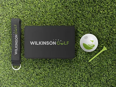 Logo Design for Wilkinson Golf brand branding design digital digital art golf graphic design identity branding logo logo design minimal modern professional sport sports wordmark wordmark logo