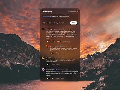 Comments design concept asyncwork collaboration commentsystem concept dashboard designinspiration designprocess feedback figma interactiondesign interface productdesign productthinking saas ui usability userexperience ux webapp workflow