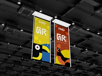 Branding Hanging Banner NNC branding graphic design