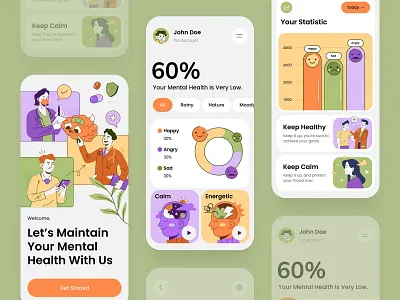 Mental Health App ai appdesign appdevelopment brand branding design development graphic landing landing page logo mobileapp uxui web webdesign webdevelopment website