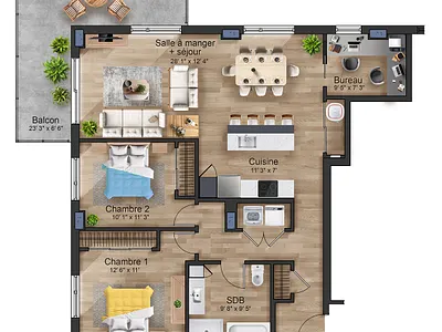 A series of marketing floor plans for the sales office 2d 3d architectural design development floor plan floorplan graphic design illustration marketing presentation property real eastate real estate sales rendering