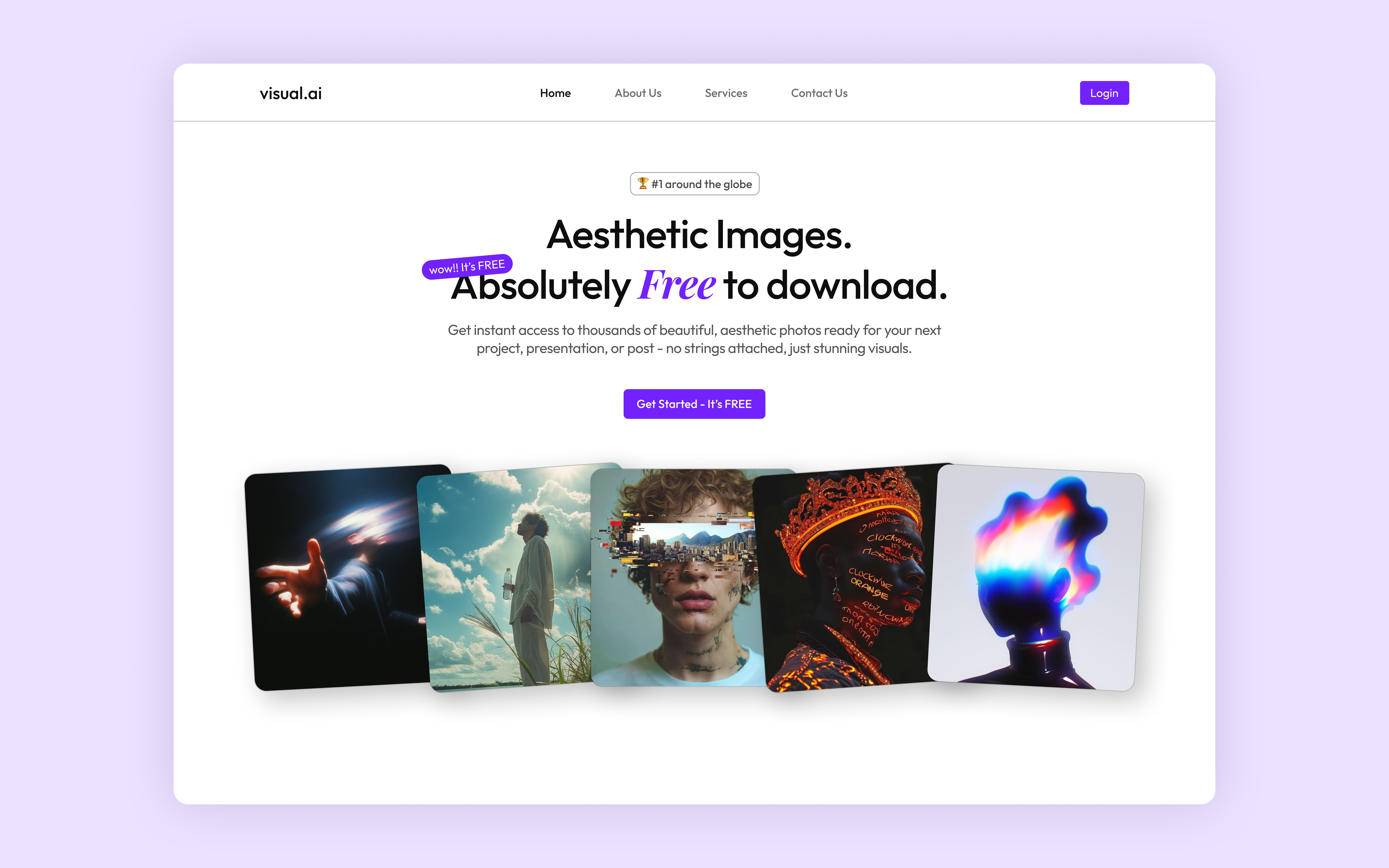 Example of Modern Website Design For Startups