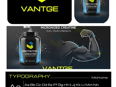 VANTAGE app brand logo branding design graphic design gym logo iconic logo design illustration logo logo design logo for gym logo mark logo type logo unique logobrand logos motion graphics protein gym logo