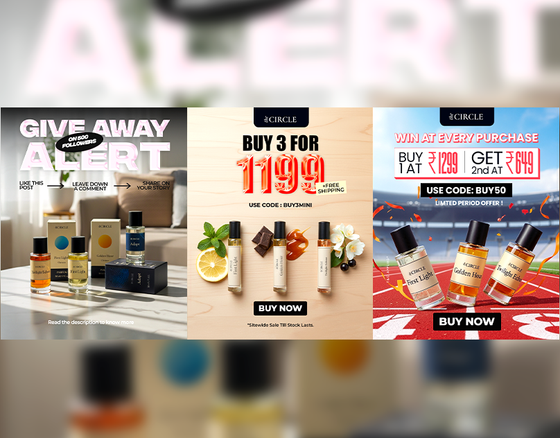 The Circle | Visual Identity & Social Media Ad Design & Campaign ad design ads advertisement branding design design inspiration facebook ads fragrance branding graphic design graphic design inspiration graphic design portfolio instagram post design marketing minimal design post social media visual identity