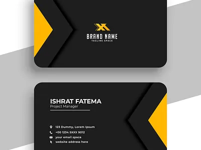 Modern & Professional Business Card Design brand identity branding design business card design clean design corporate branding corporate identity creative business card graphic design logo minimal design modern branding modern business card print design professional business card typography