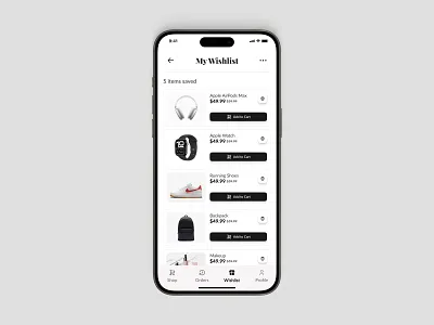 E-commerce Mobile App add to cart animation app design app ui design ecommerce interface mobile app mobile design mobile ui shop shoping store ui