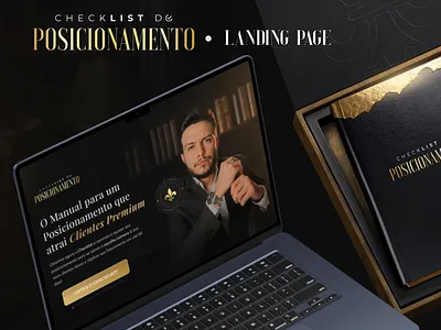 Landing Page | Checklist do Posicionamento branding design design interface landing page ui
