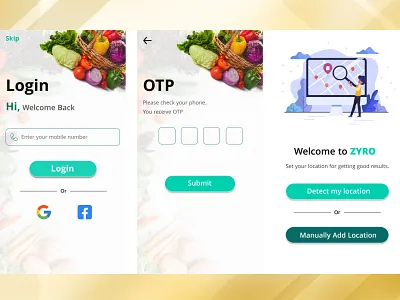 Grocery Store Ui Design 3d animation branding graphic design graphic designer logo motion graphics ui ui design ux ux design