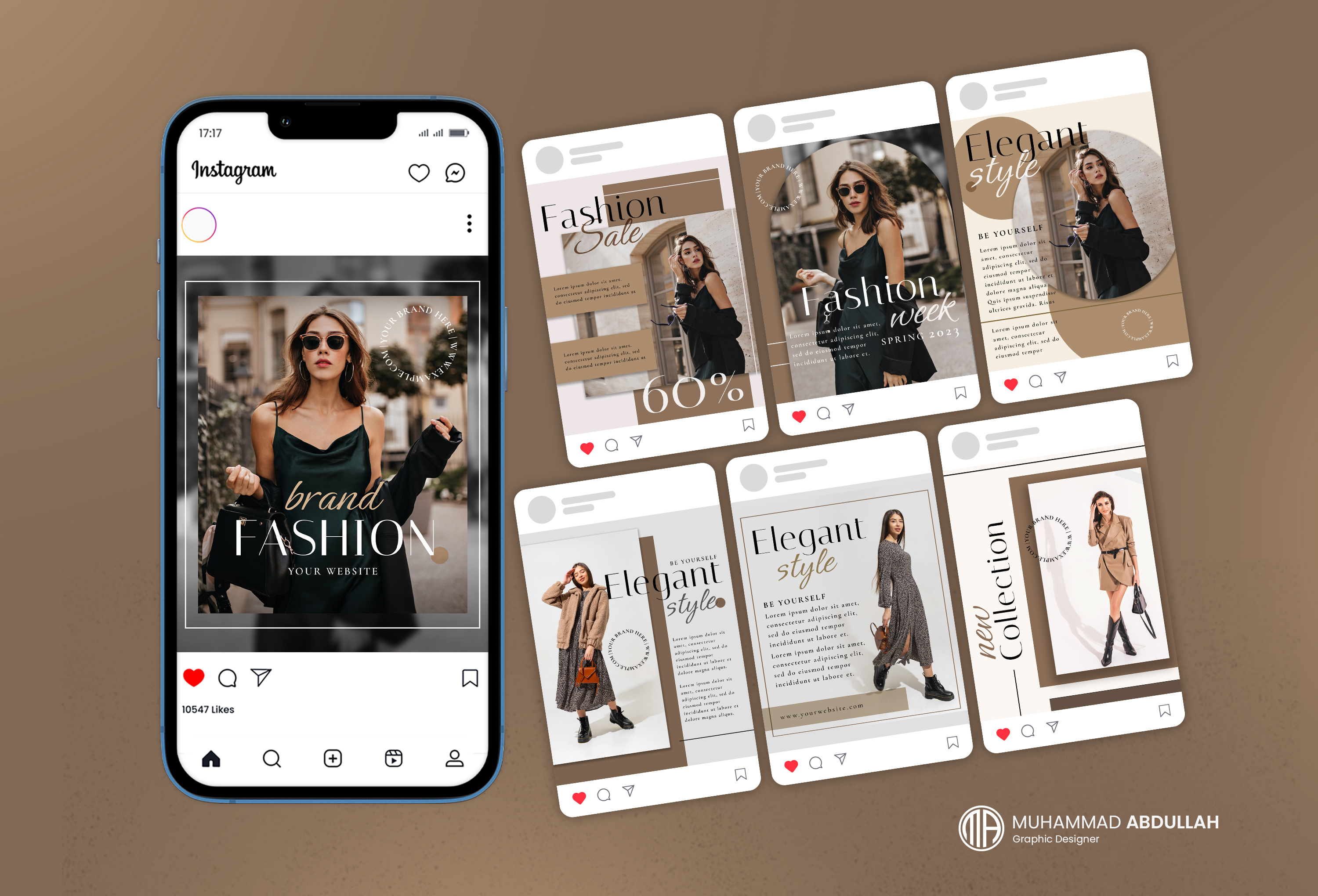 Luxury Fashion Instagram Post Design advertising brand identity branding design fashion fashion design graphic designer instagram post instagram post design luxury design social media post