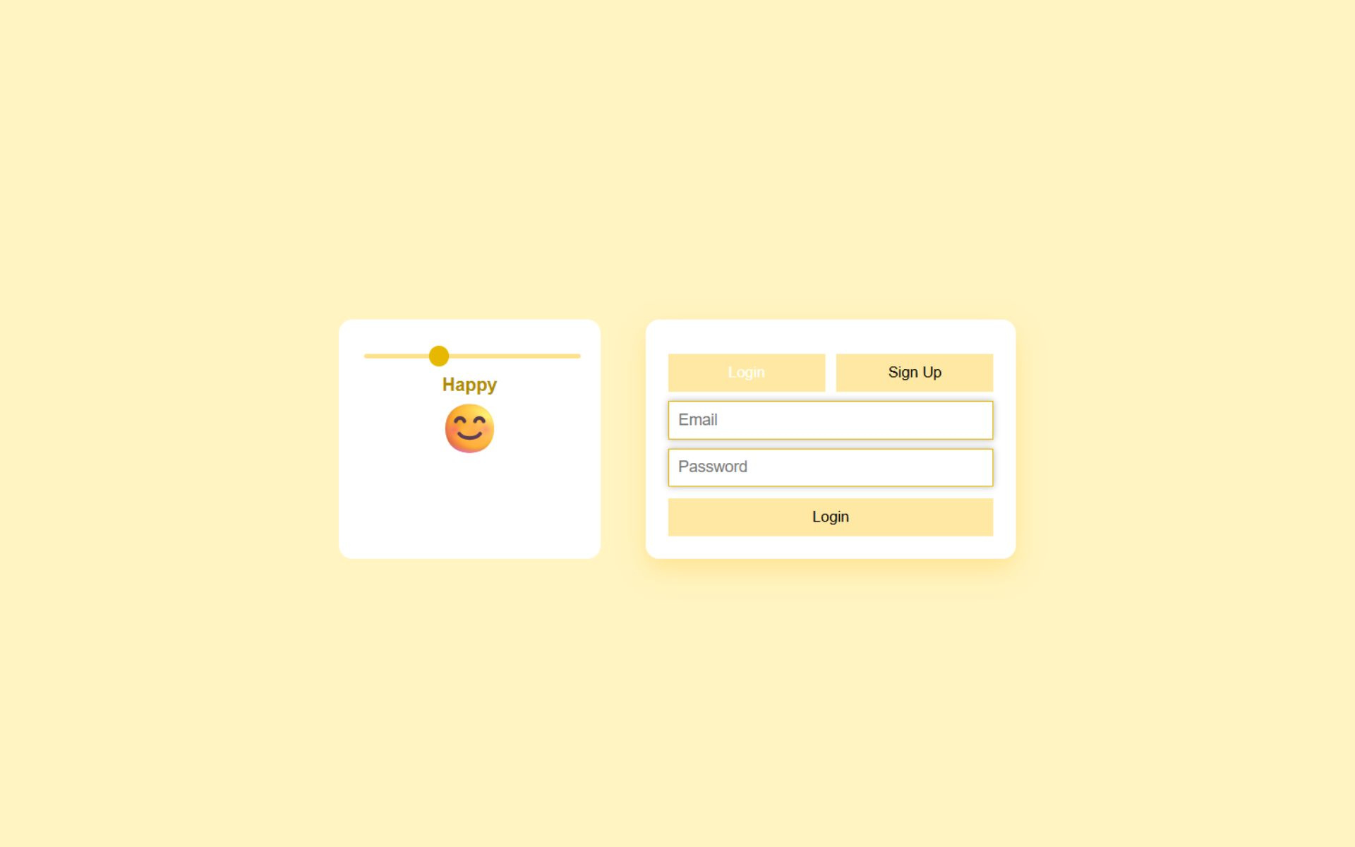 Emotion-Driven Auth UI animation motion graphics ui ui animation ux website