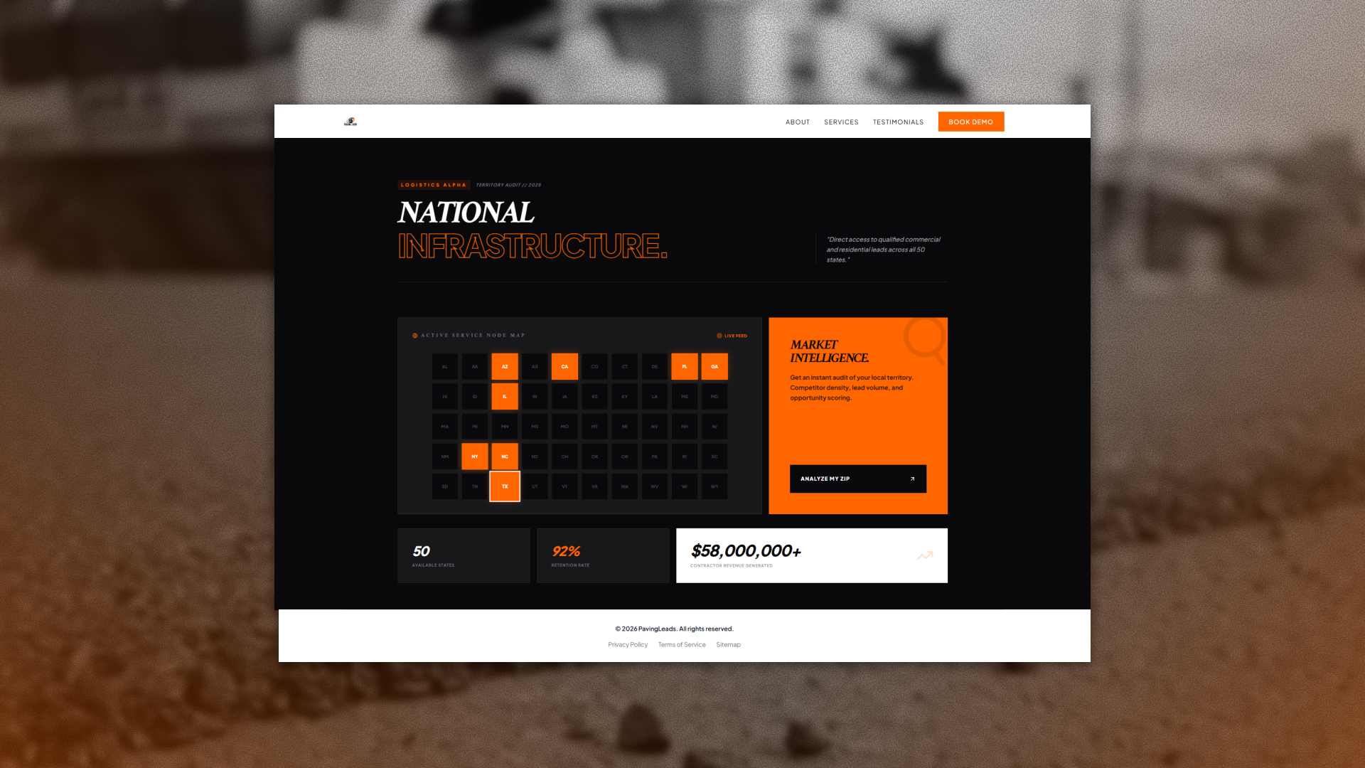 Example of Premium Web Design & React Development