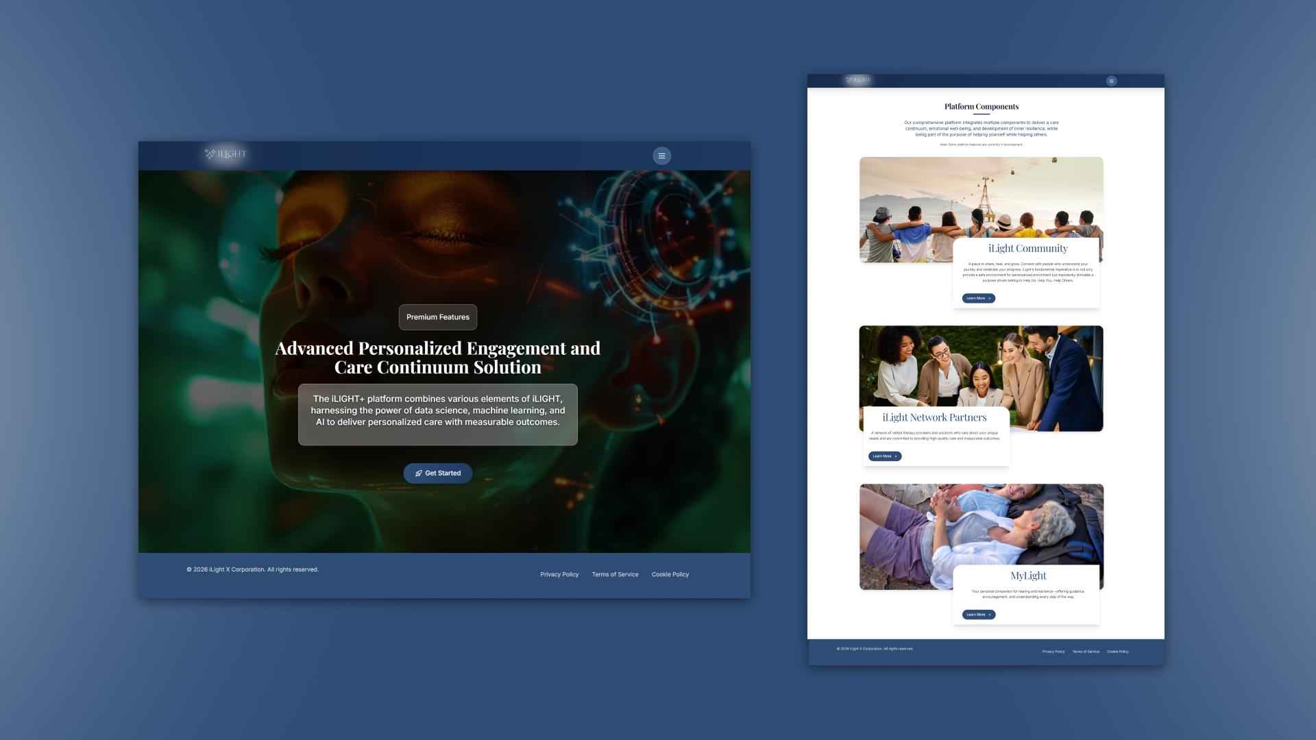 Example of Premium Web Design & React Development