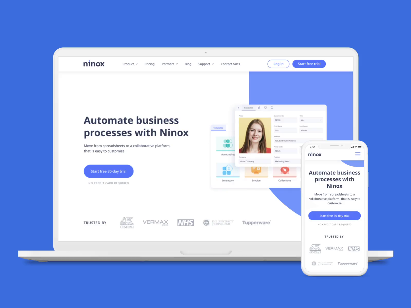 Example of Marketing Website Design Package