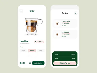 Cafe App UI Design app cafe app coffee app interface ui