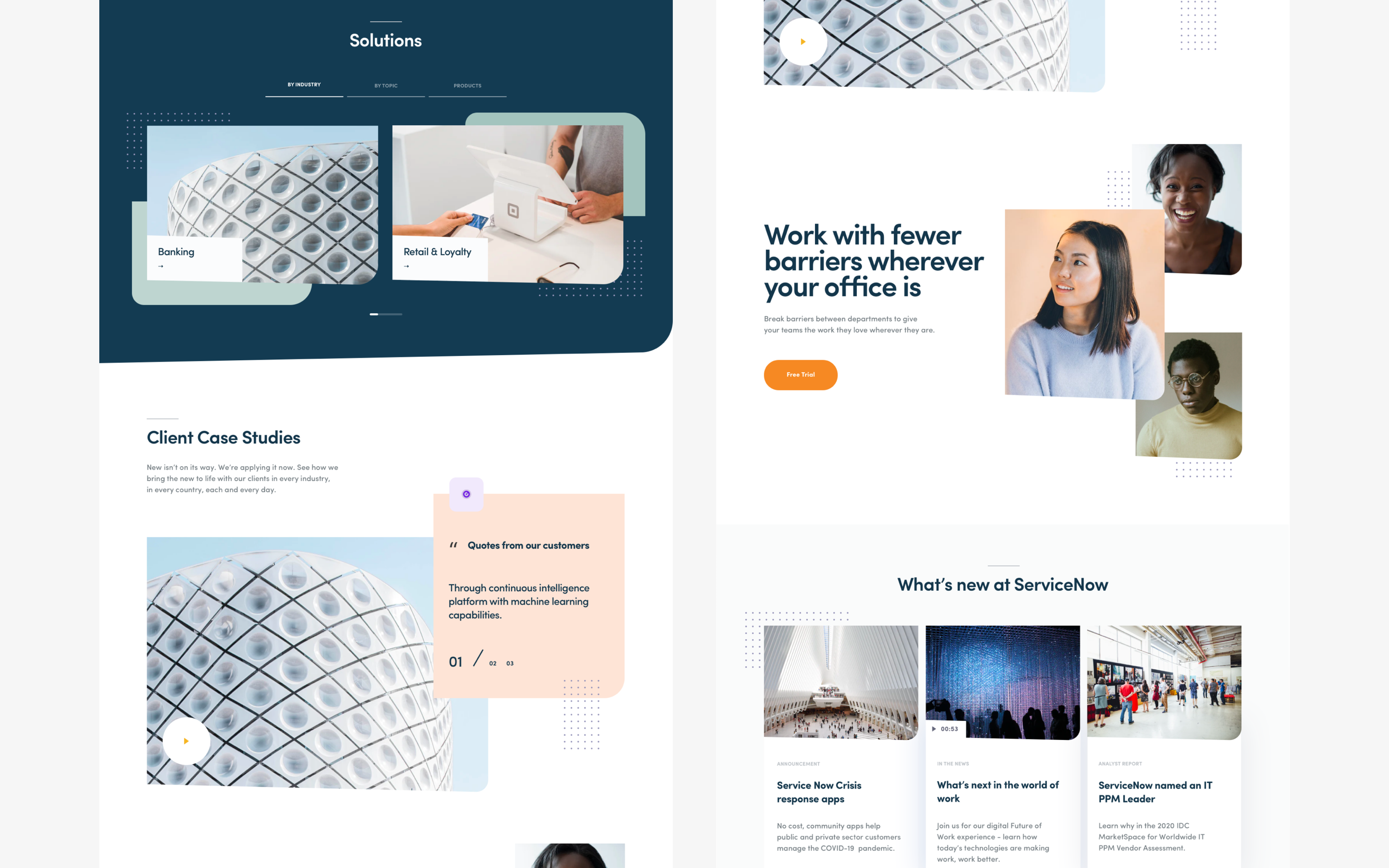 Service Now Redesign branding clean concept creative design illustration layout typography ui ux