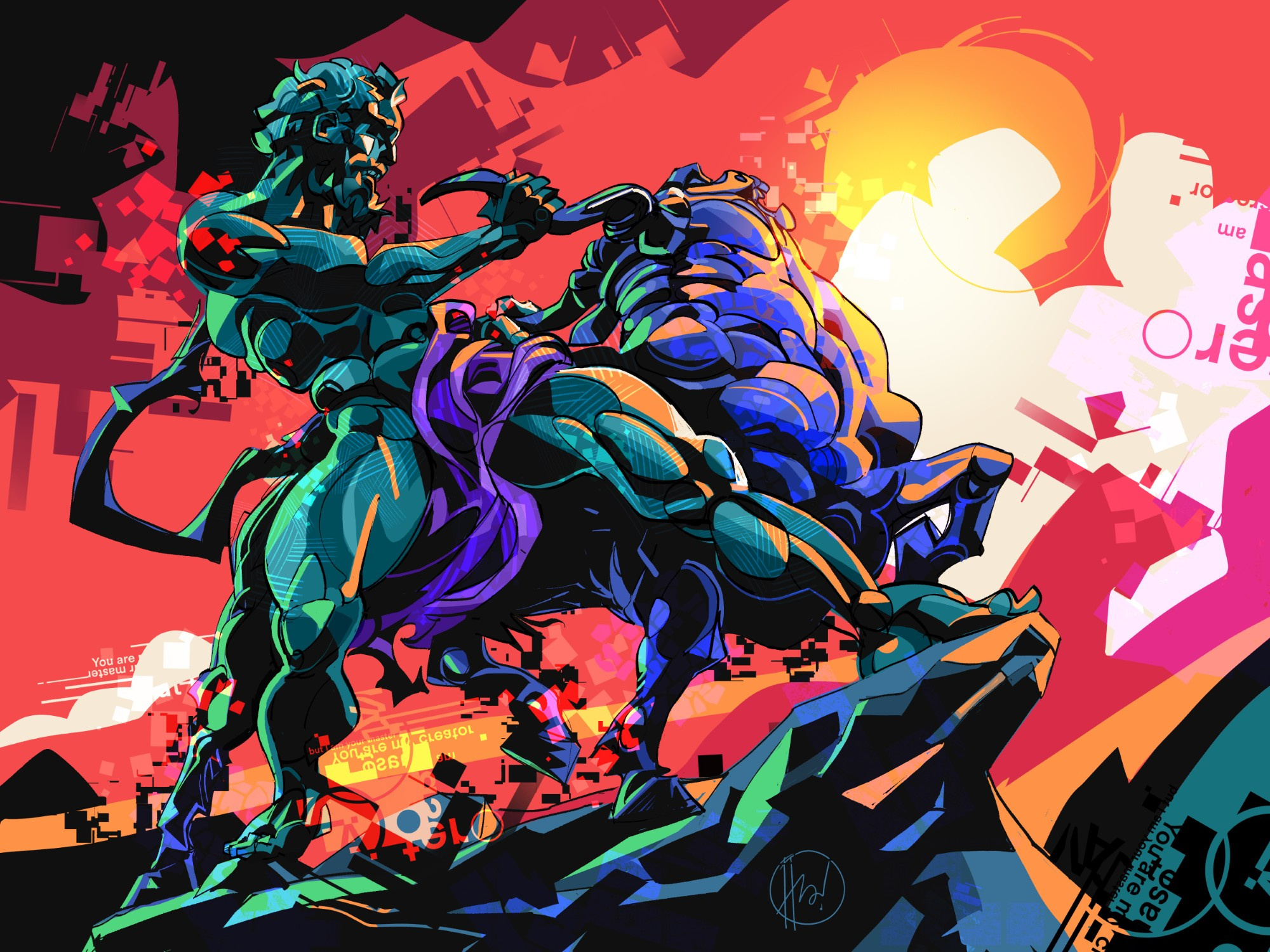 Heracles and the Cretan Bull 💪🏽🐂 classic sculpture greek hercules hero illustration legend myths posterart