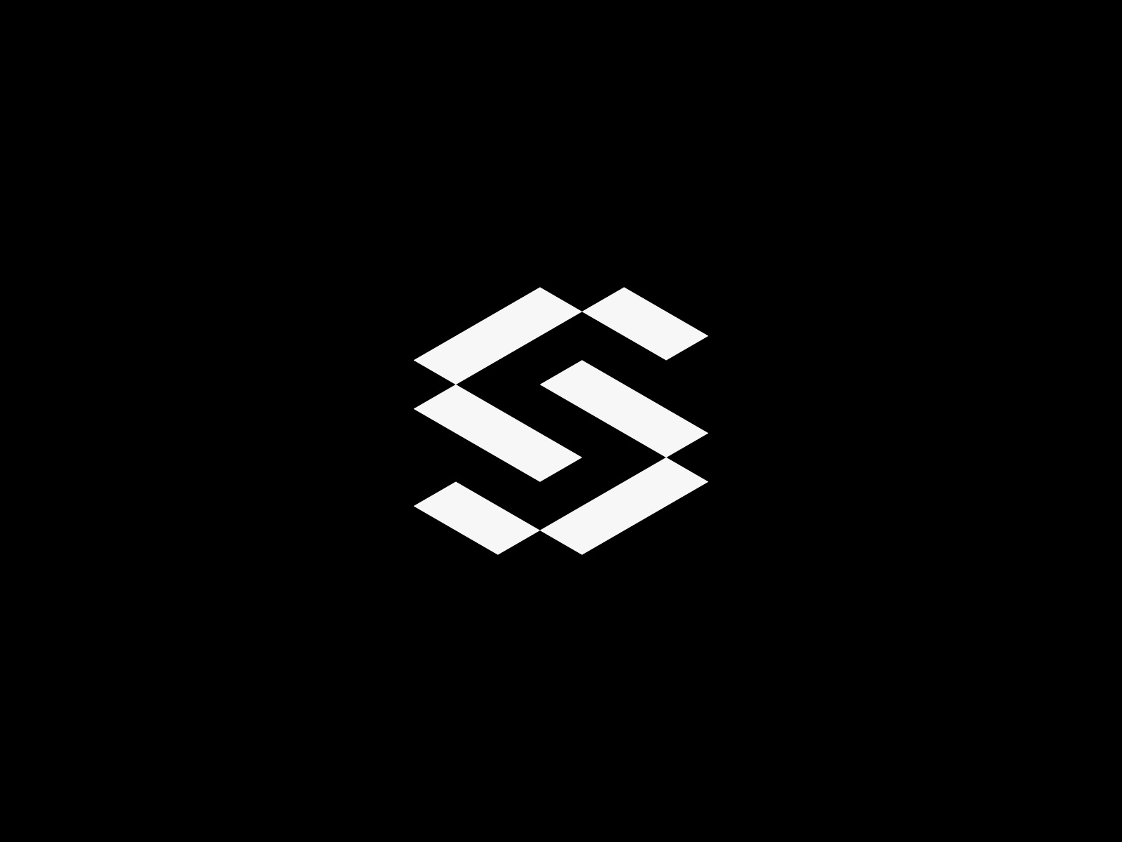 Shift S – Interlocking Monogram (For Sale) abstract branding brandmark chain link crypto fintech geometric graphic design icon interlocking letter s logo logo design logo for sale minimalist modern monochrome s s logo