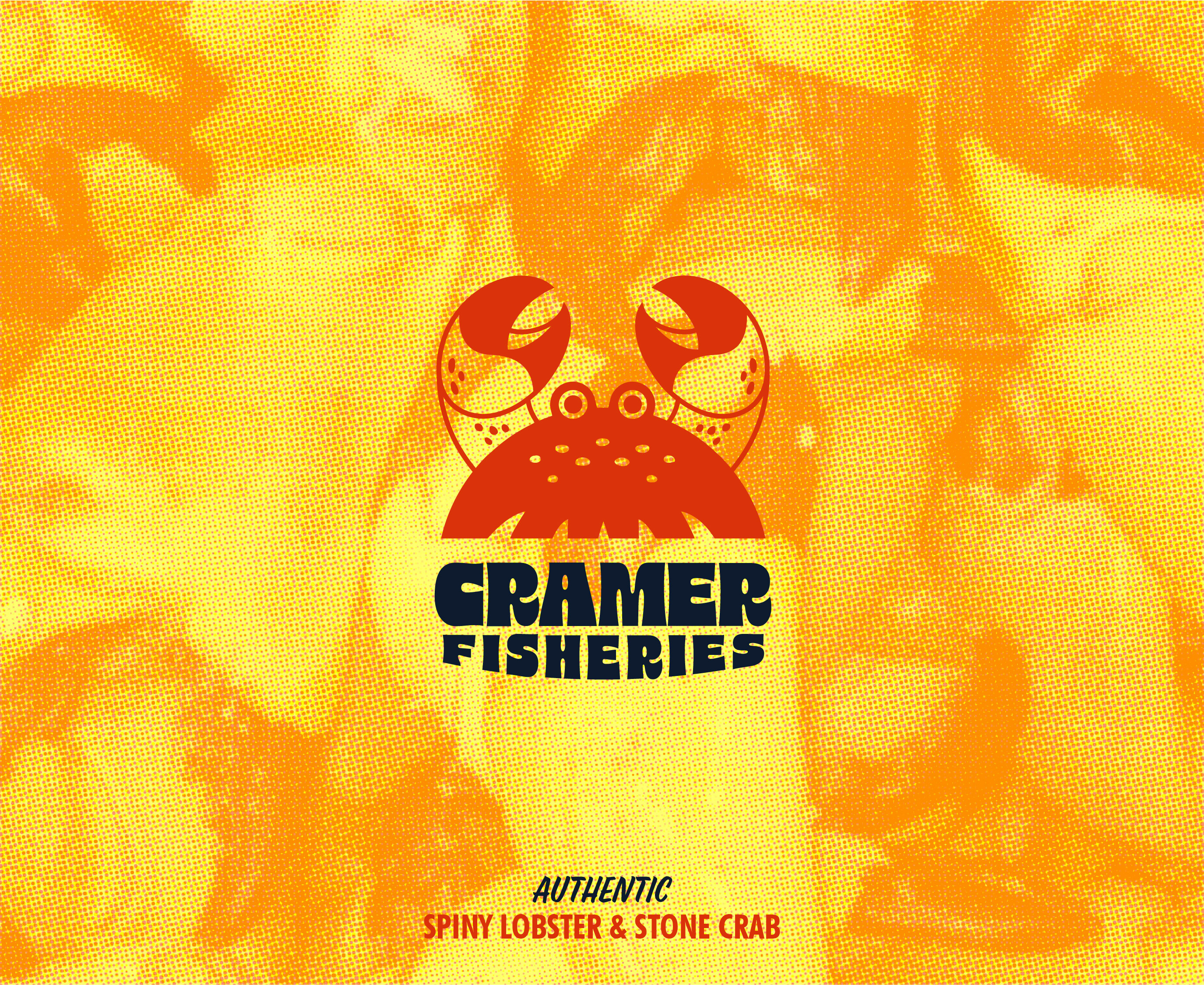 Cramer fisheries - Seafood restaurant logo branding cartoon logo logo playful branding