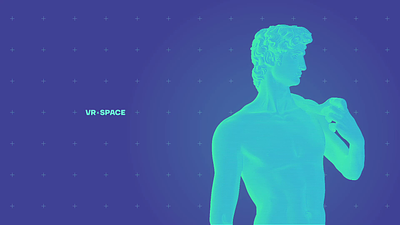 Company website VR space creative crypto design logo web web design