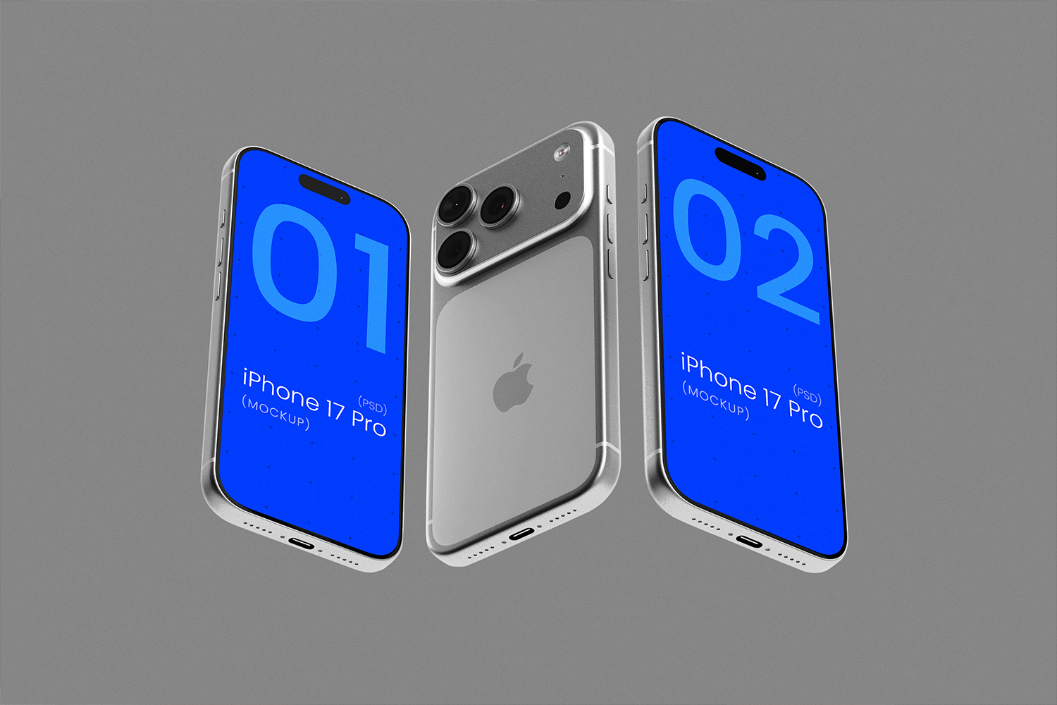 Minimal iPhone Screen Mockup advertising app branding design download mock ups graphic design iphone iphone 17 pro photoshop portfolio showcases precise device details product launches psd ui uiux designs