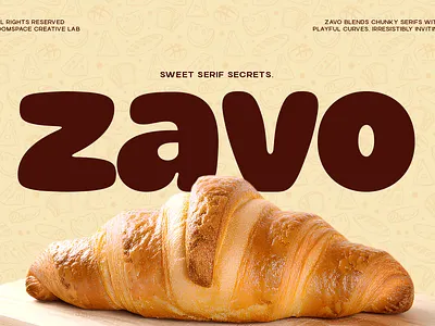 Zavo Sans – Chunky Playful Display Font 3d animation branding cafe design display graphic design illustration logo luxury magazine modern motion graphics pastry typography ui visual identity