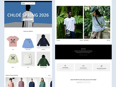 A modern, fashion-forward eCommerce homepage apparel website ui clean website design editorial web design fashion brand identity fashion ecommerce fashion homepage inspiration fashion landing page fashion product grid lifestyle fashion brand luxury fashion website luxury ui design minimal ecommerce layout modern ecommerce design modern ui ux online clothing shop premium clothing store responsive ecommerce seasonal collection design shopify fashion theme webflow ecommerce