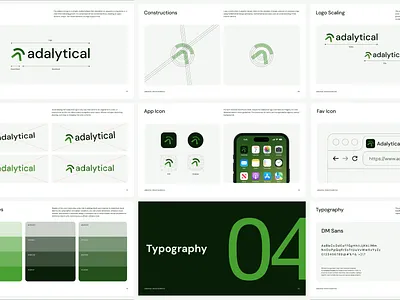 Adalytical - Brand Guidelines ad arrow brand identity branding click creative geometric graphic design grow guidelines logo logo design modern mouse cursor up