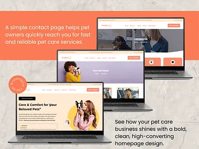Pet Care Website Template animal care website pawaus pet business website pet care website template pet grooming website responsive design veterinary website wordpress divi