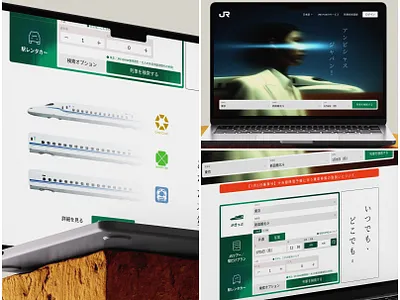 JR Shinkansen | UX & UI Redesign Concept graphic design illustration japan landing landing page landing page design modern landing page railway train transport ui ui design user experience user interface ux ux design