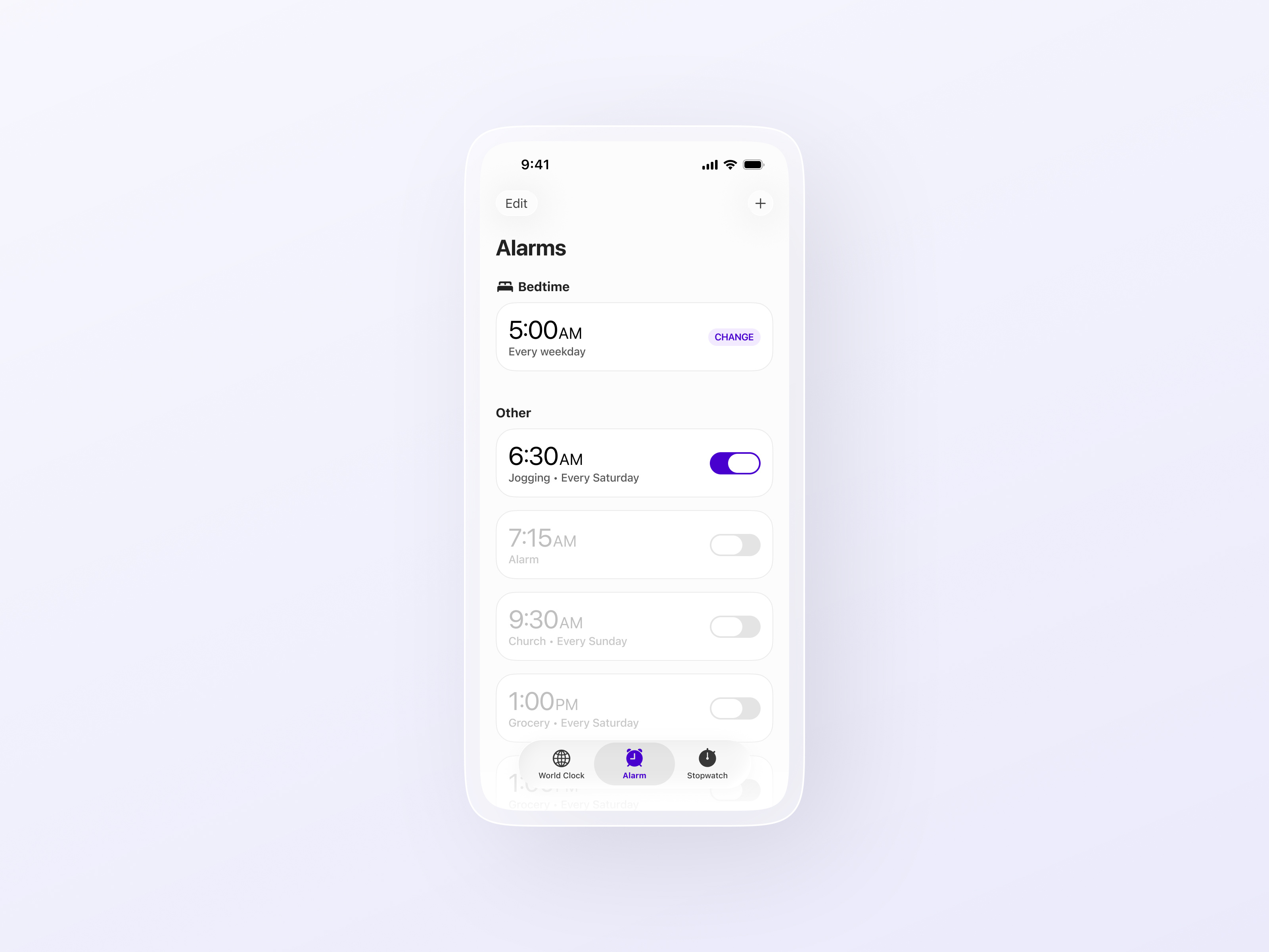 UI Challenge #23 alarm alarm clock app design application clean clock clocl app design interface ios minimal mobile design set timer ui ui design uiux user interface design uxdesign watch