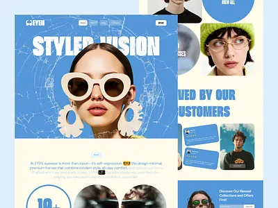 Eyewear Website Design branding ecomemrce landing page ecommerce website ecommerce website design eye glassess landing page modern website design shakil sunglass ecommerce website sunglasses landing page sunglasses store landing page sunglasses website design ui website design website uiux designer