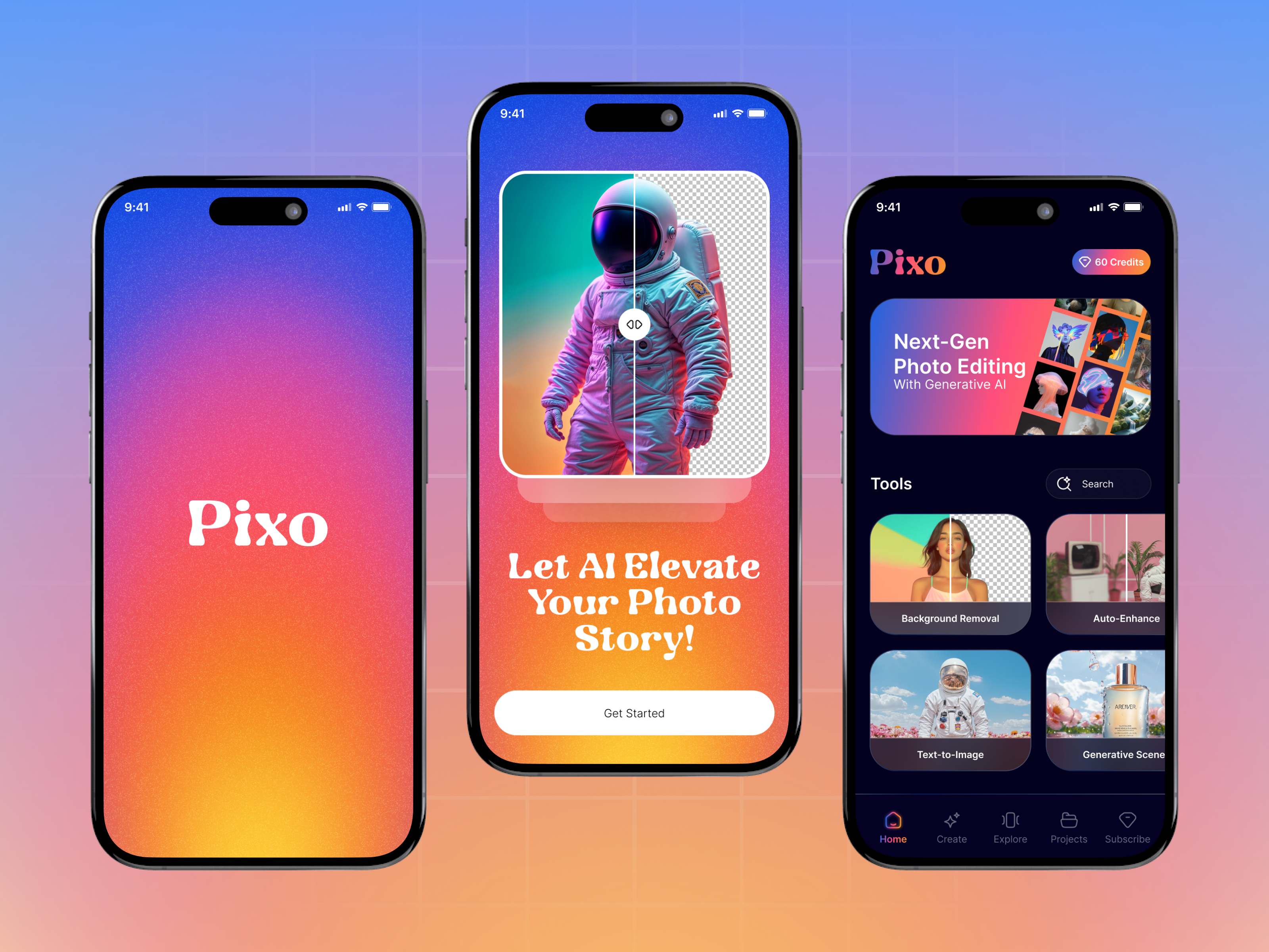 AI Photo Editor App Design ai app ai editor ai image generator ai photo editing ai photo editor app design artificial intelligence editing mobile app image editor interface ios design mobile app mobile app design mobile ui photo editing app photo editor product design ui design uiux ux design