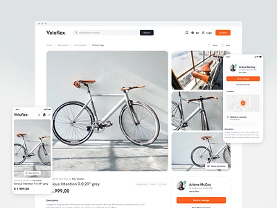 Veloflex Product Card big pictures e commerce marketplace ui ux voit team web