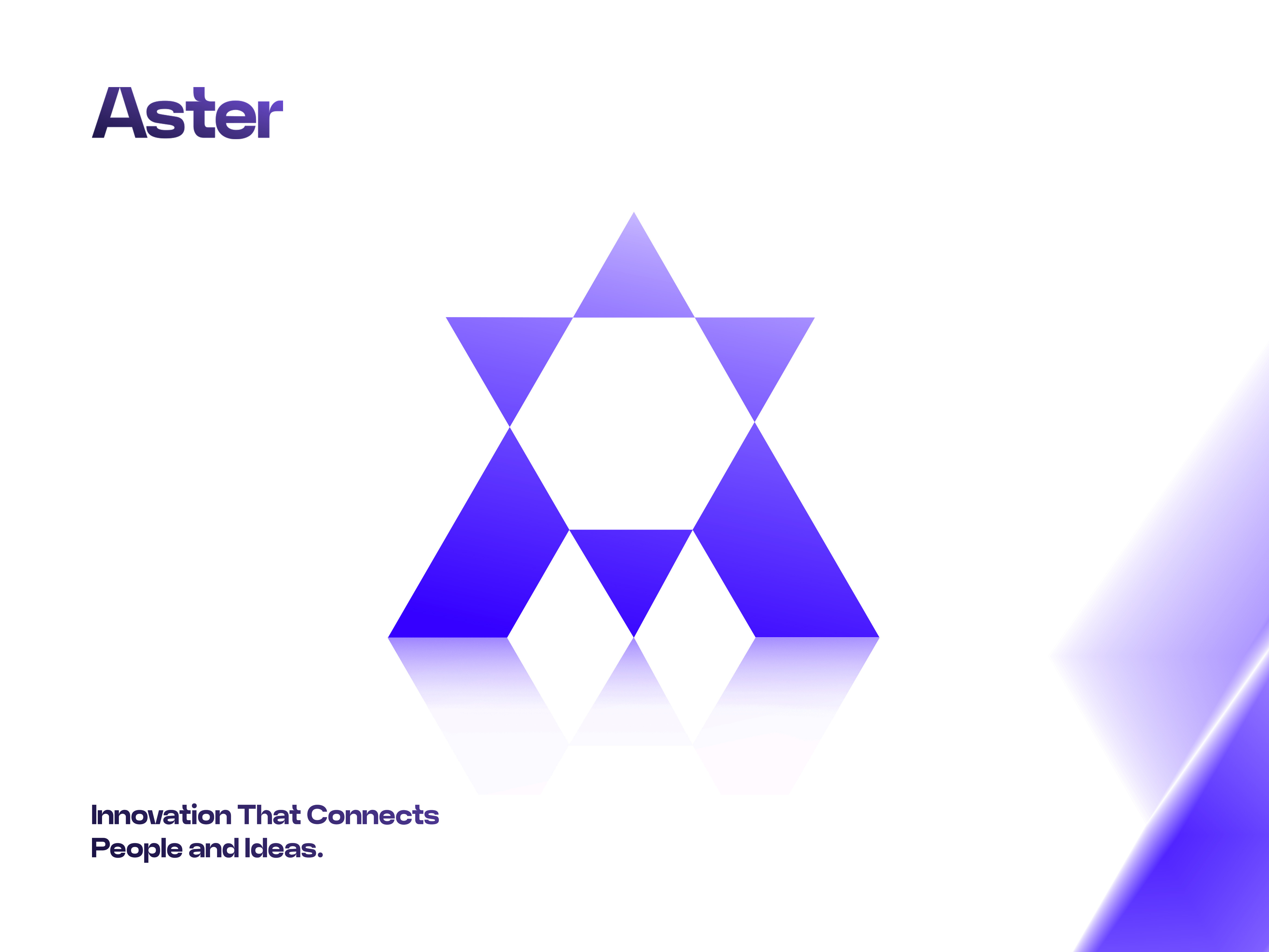 Aster - A logo, A letter logo, A star logo, branding, UI, Tech a letter logo a logo a star logo ai app application branding creative logo gradient logo graphic design modern a logo modern logo software tech technology ui website