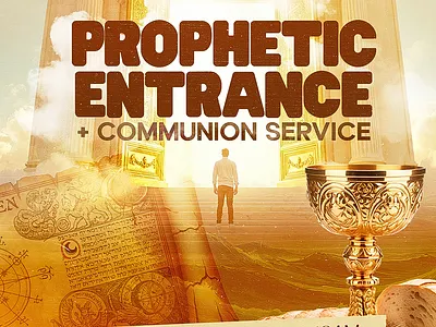 Prophetic Entrance service branding graphic design