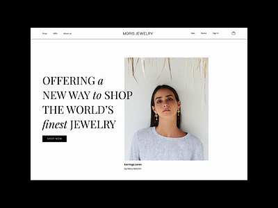 Moris Jewelry | Online Store adaptive black clean dark elegant jewellery jewelry minimal online store onlinestore ring web design white