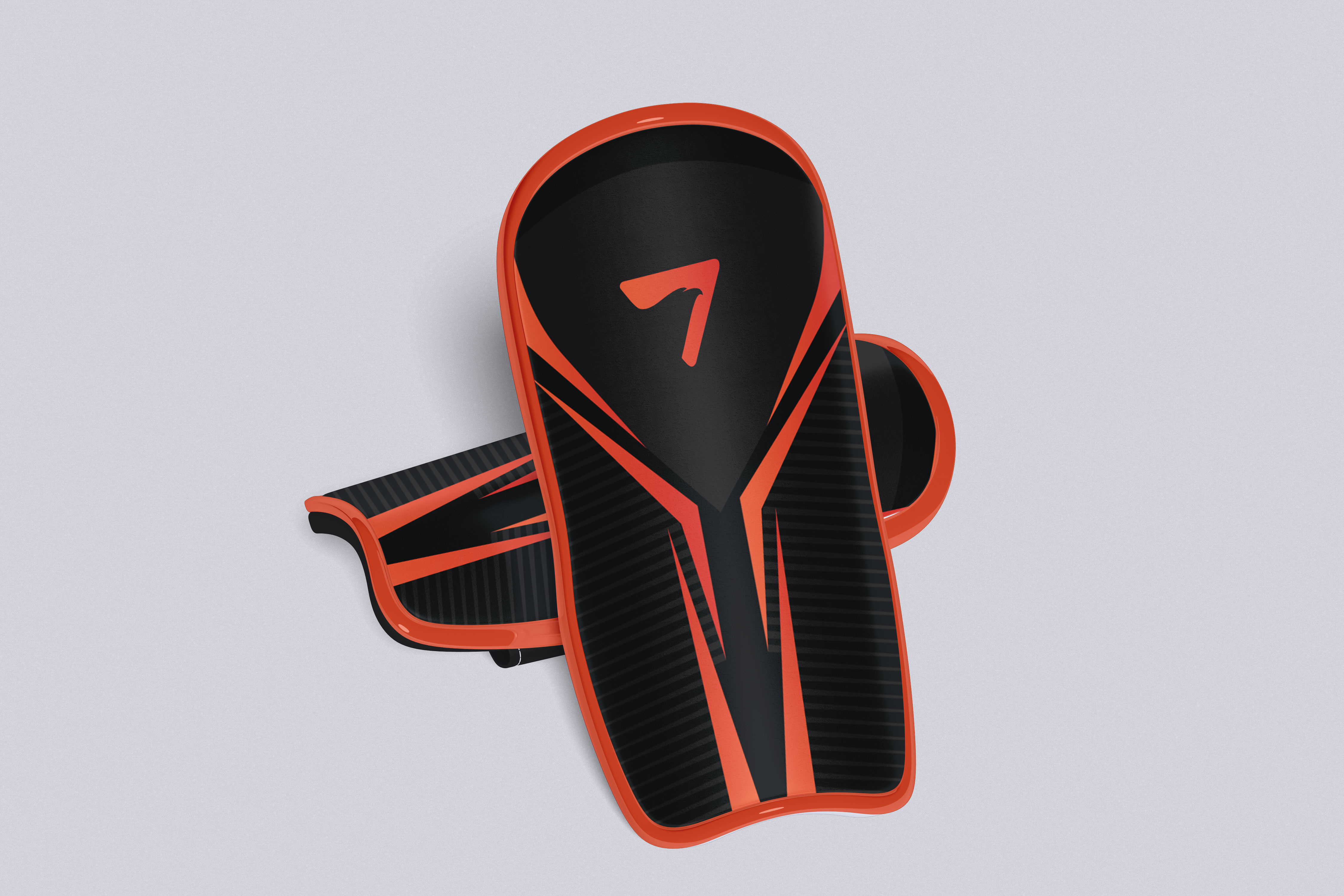 soccer shin guard design concept. branding custom design graphic design illustration jersey design modern shin guard shin guard design soccer soccer shin guard unique vector