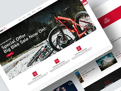 🚴 Modern E-com Web Design for a High-Performance Online Store ecommerce website modern web design prestashop professional web developer react js responsive design