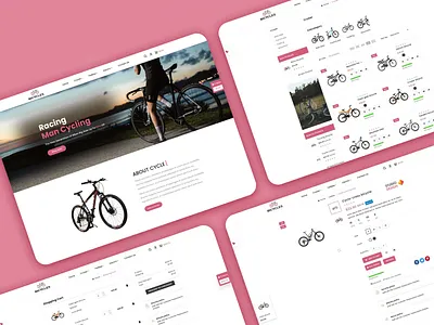🚴 Modern E-commerce Website Design for a Bicycle Store ecommerce website modern web design prestashop professional web developer seo friendly shopping cart ui